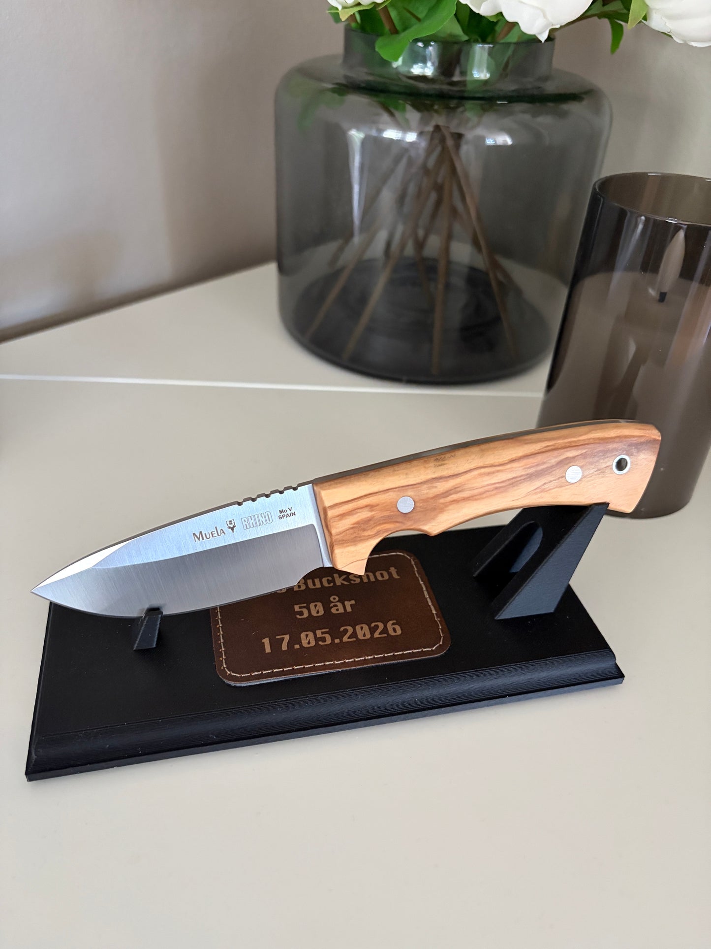 Knivstativ liten med gravering